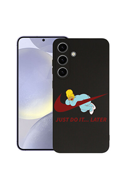 bestcase ® Θήκη σιλικόνης Premium για Samsung Galaxy S25, Just Do It Later, 1...