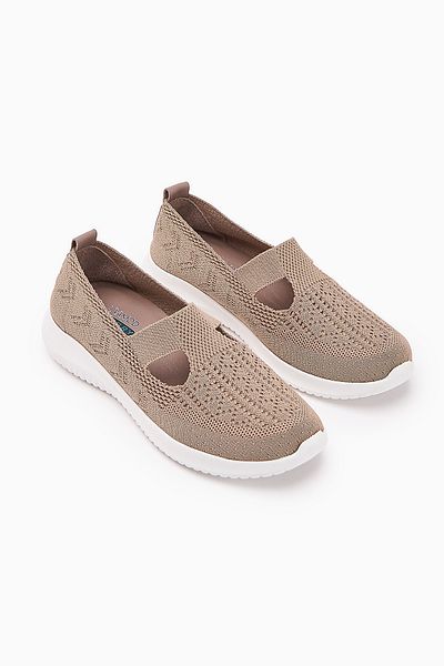 İncimoda Flexor Women's Genuine Leather Orthopedic Sole Knitwear Casual Sports Shoes