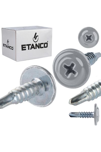 Etanco Łączniki montażowe GM-B 4,2x16mm RAL 9006