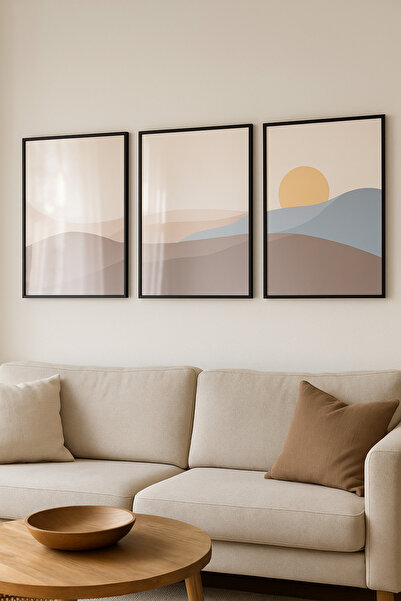 seninürünün Αφηρημένη ζωγραφική σε απαλό χρώμα - Μοντέρνα ζωγραφική σε 3 τεμά...