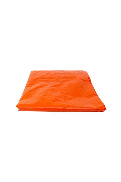 Z-Tools UV waterproof tarpaulin, fastening rings, 4x4m, 130gr/sqm, Orange, / ZTS 8101