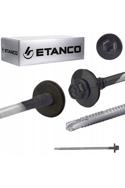 Etanco Wkręty GTR6 SP A19 5,5/6,3x125mm RAL 7016