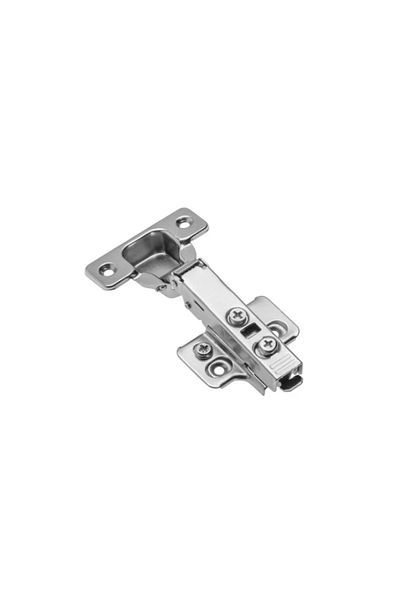 GTV Clip-on Hinge, GTV, Soft-close, For Applied Door, 3D Adjustment, Nickel