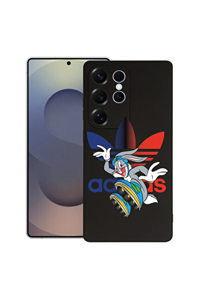 bestcase ® Премиум силиконов калъф за Samsung Galaxy S24 Ultra, Лудият Бъгс Б...