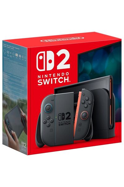 Nintendo Comutator 2, JoyCon albastru deschis/roșu deschis