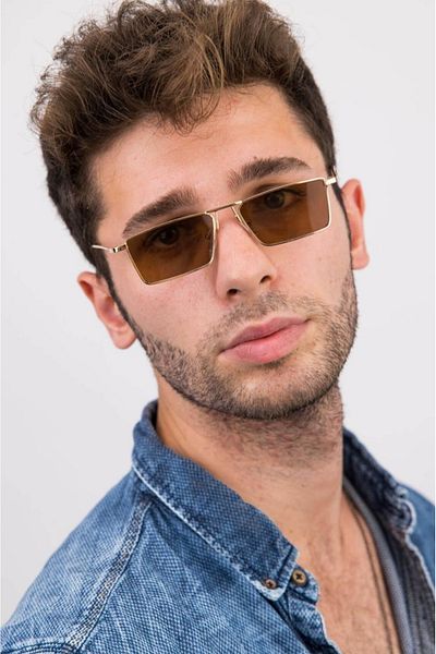 Byc polo Byc Cp172 Belli̇ne Brown Elegant Stylish Unisex Sunglasses..