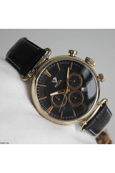 Fiesta Fs601149 Men's Wrist Watch with Leather Band