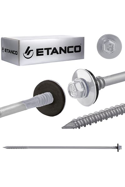 Etanco Wkręty GTRW SP A19 6,4/7,0x240mm RAL 9006