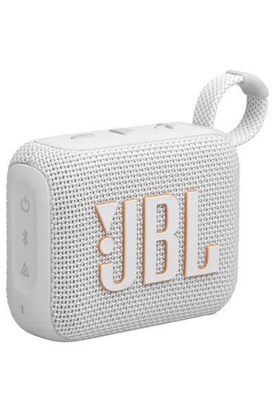 JBL Go 4 Portable Speaker, IP67, Bluetooth, Auracast, White