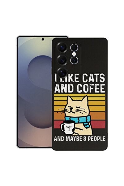 bestcase Husă premium din silicon pentru Samsung Galaxy S23 Ultra, Pisici și ...