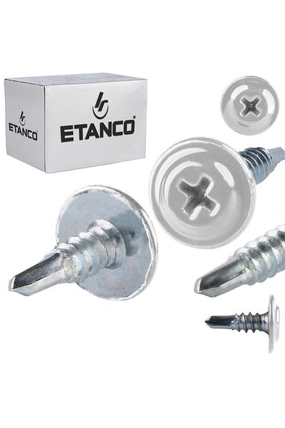 Etanco Łączniki montażowe GM-B 4,2x13mm RAL 9010