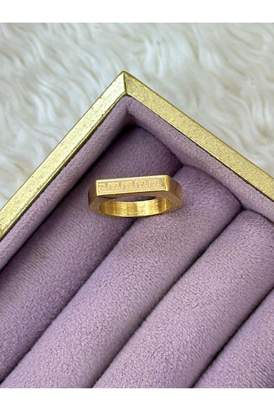 BY YASİN TOPÇU Maze Path Steel Ring(19)