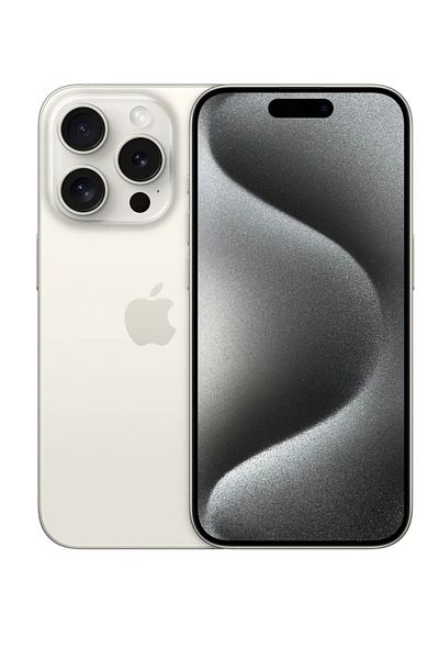 Apple iPhone 15 Pro 128GB Titanium White 5G with FaceTime - Middle East Version