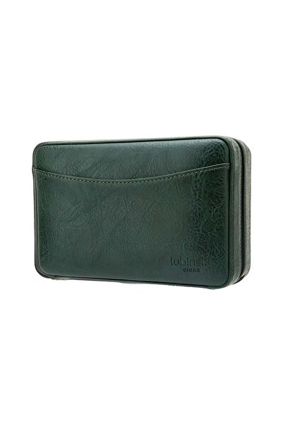 Lubinski Yeni Seri Special Edt. Deri Puro Taşıma Çantası Yeşil Çakmak+V-Cut K...