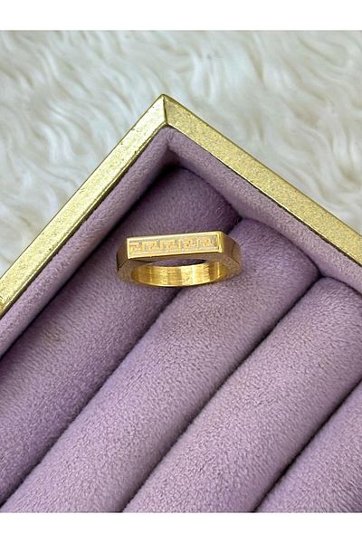 BY YASİN TOPÇU Etruscan Key Steel Ring(17 Sizes)