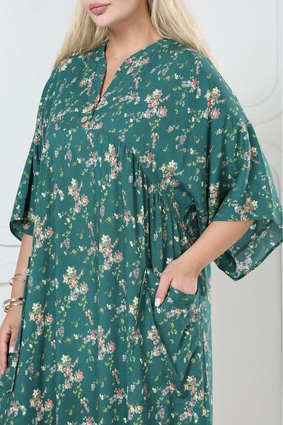 mervemoda Women's large King size woven dress