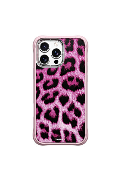 Youngkit iPhone 16 Pro Max Uyumlu Kılıf M-safe Şarj Özellikli Leopard Serisi ...