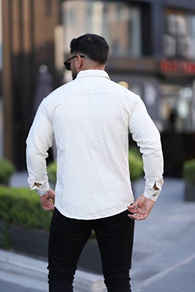 Klothy Ανδρικό βαμβακερό χειμερινό πουκάμισο 2501