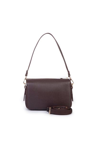Nas Bag Geantă de umăr și crossbody pentru femei Brown Lopez