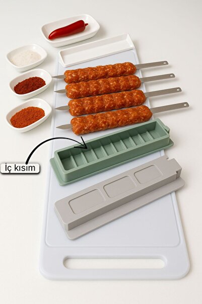 Kelepir Fırsatlar Tekli Pratik Kebap Şekillendirici – 32 cm Et Kalıp Aparatı