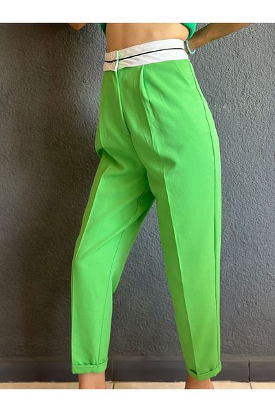 Gönülden Tasarım Pleated High Waist Women's Carrot Pants