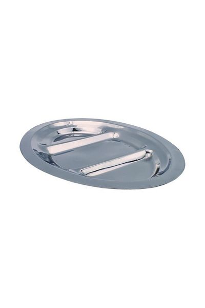 gogiva Divided tray, Oval, Stainless steel