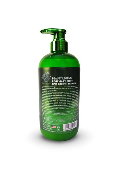 BEAUTY LEGEND Organic Rosemary Mint Strengthening & Hair Loss Hair Growth Shampoo- 28.2 fl oz 800ml