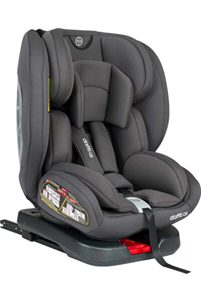 Convers Q5 TopTether 360 Dönebilen Isofix'li Oto Koltuğu Çocuk Siyah Oto Koltuğu Gri