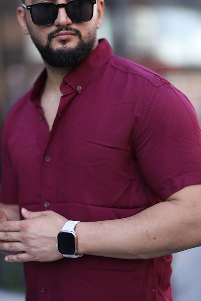 Klothy Men's Short Sleeve Summer Shirt 2459-1