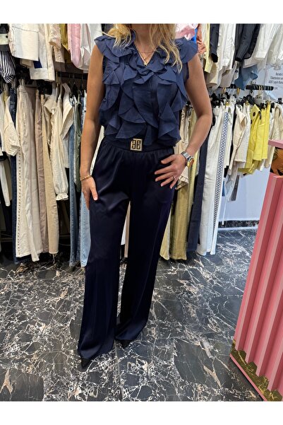 Berosh Lacivert kat detaylı büstiyer