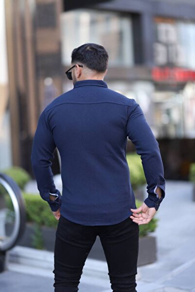 Klothy Чоловіча зимова сорочка з однією кишенею 493