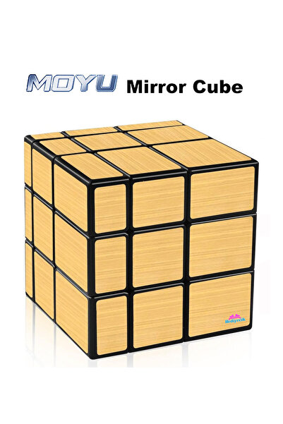 hediyecik Moyu Meilong 3x3 Mirror Gold Zeka Küpü Akıl Küpü Rübik Küp