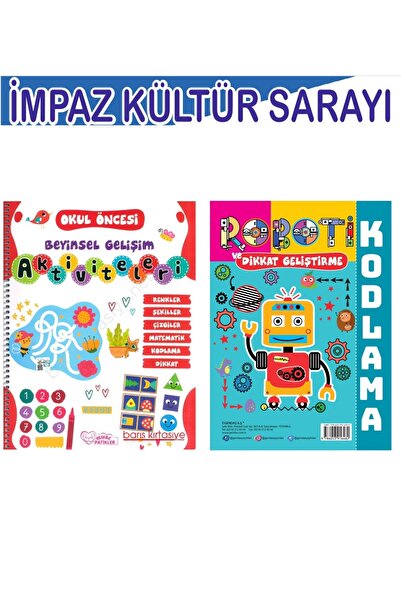 Kurmay Yayınları GENDAŞ ROBOTIK KODLAMA VE DIKKAT GELISTIRME + BEYINSEL GELIS...