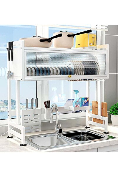Türkiye Heavy Duty Over The Sink Dish Drying Stand 3 Tier Large Dish Rack