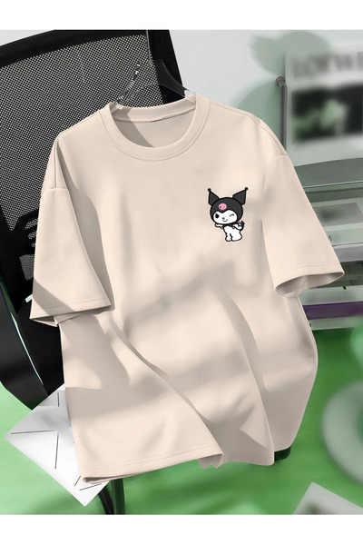 Revasser Tricou unisex pentru bărbați/femei KURAMI, colorat, cu imprimeu pers...