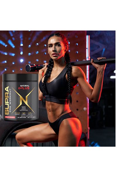 Natural Plus Supra 510 g - aroma Bubble gum,Pre workout