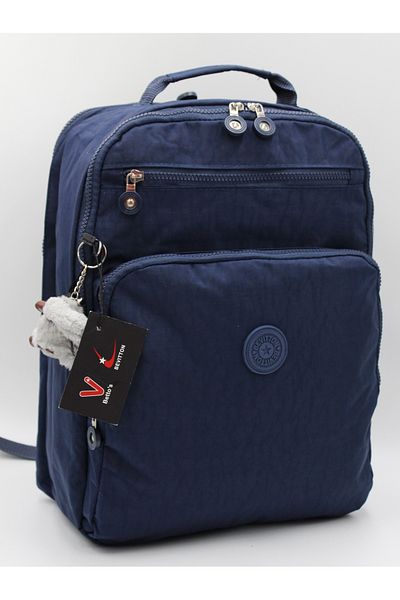 Harmela School Bag Water Resistant Unisex School Backpack Bts-1900 Navy Blue