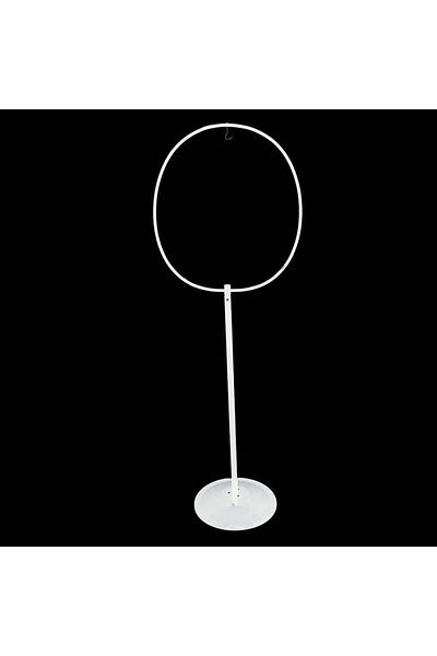 Others Metal Bird Cage Stand with Hanging Hook, White