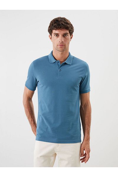 LC Waikiki Ανδρικό μπλουζάκι με κοντό μανίκι Polo Neck New Season - S52213Z8