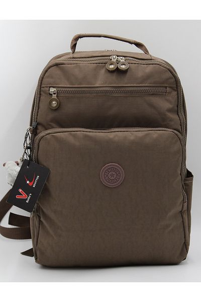 Harmela School Bag Water Resistant Unisex School Backpack Bts-1900 Mink