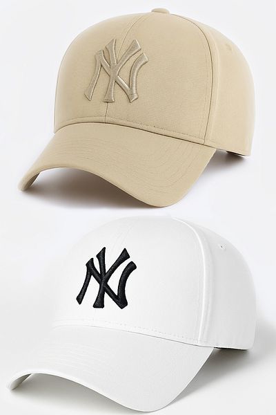 Verahed 2 Ny Embroidery Unisex Baseball Cap Women's Hat Men's Hat Ny New York Hat