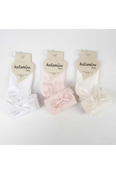 Toptan Bulurum Katamino Anahid Aks Baby Girl Socks K46310 Assortment