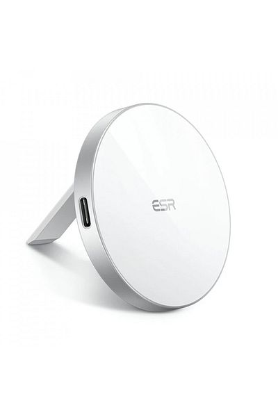 ESR MagSafe Compatible Wireless Charger with Stand - HaloLock - White