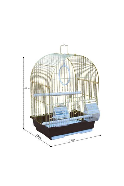 Others Gold metal cage for small birds