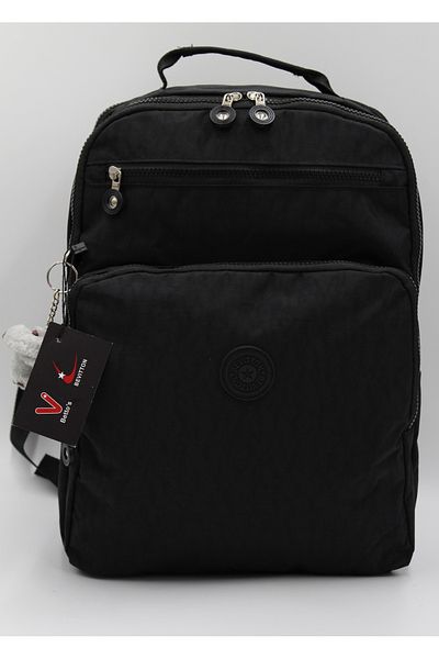 Harmela School Bag Waterproof Unisex School Backpack Bts-1900 Black