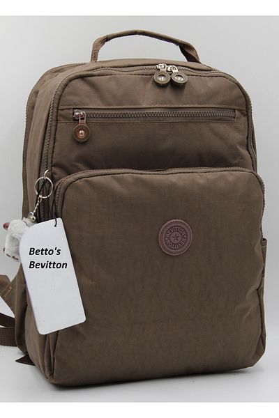 Harmela School Bag Water Resistant Unisex School Backpack Bts-1900 Mink