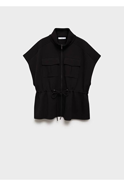 MANGO Woman Ayarlanabilir belli kısa kollu ceket