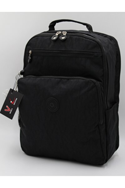 Harmela School Bag Waterproof Unisex School Backpack Bts-1900 Black