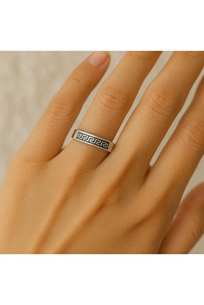 BY YASİN TOPÇU حلقة مفتاح المتاهة الفولاذية (مقاس 19)