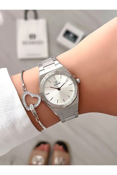 Homies Steel Case - Steel Cord Women Wrist Watch - Original Product - 2 Years Warranty - 3 Atm Water Resistance